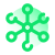 Zentralisiertes Netzwerk icon