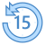 Torna 15 secondi indietro icon