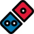 Dominos an american multinational pizza restaurant chain icon