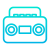 Radiocassette icon