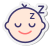 眠っている赤ちゃん icon