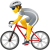 persona in bicicletta icon