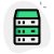 Modern server computer stacked on each other icon