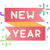 New year Ribbon icon