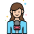 Female Journalist icon