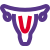 Uterus color image isolated on a white background icon