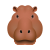 Nilpferd-Emoji icon