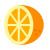 meio laranja icon