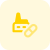 Big scale manufacturing of drugs industry layout icon
