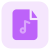 Music for playback in a MP3 format icon