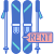 externe-ausrüstung-urlaubsplanung-skifahren-und-snowboarden-flaticons-lineal-color-flat-icons icon