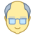 Old Man Smiling icon