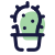 Cactus in Pot icon