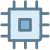 Computer chip icon