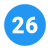 26 cercles icon