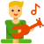 Kid Playing Guitar icon