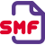 SMF is a file extension for an audio file in the midi format icon