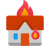 casa en llamas icon