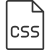 CSS Filetype icon