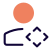 Moving in all direction on company application portal icon