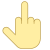 Obscene gesture icon