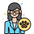 externe-veterinarian-professions-flaticons-lineal-color-flat-icons icon