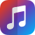 Apple Music a music and video streaming service developed by Apple icon