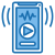 Zwei Smartphones icon