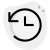 Web browsing past history activity timeline tool icon