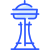 外部太空针世界奇迹维塔利戈尔巴乔夫蓝色维塔利戈尔巴乔夫 icon