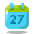 Calendario 27 icon