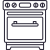 Oven stove icon