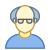 Person Old Male Skin Type 1 and 2 icon