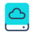 Cloud Speicherplatz icon