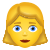 Женщина со светлыми волосами icon