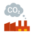 emissões de fábrica icon