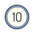 10 eingekreist icon