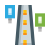 Road banners icon