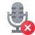 Block Microphone icon