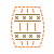 деревянная бочка icon