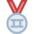 Medalla olímpica de plata icon