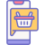 shopping-esterno-mobile-business-marketing-yogi-aprelliyanto-contorno-colore-yogi-aprelliyanto icon