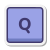 Q Key icon