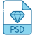 PSD icon