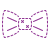 Filled Bow Tie icon