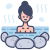 Woman in Onsen icon