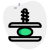 Hydraulic press force representation of Science and Technology icon