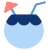 Coconut drink icon