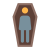 homme mort dans un cercueil icon