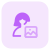 Image and pictures shared online for an online platform icon